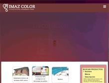 Tablet Screenshot of imazcolor.com
